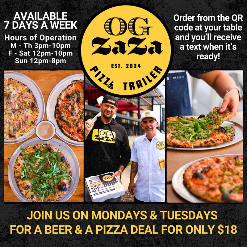 OG ZaZa Pizza - Available 7 Days a Week @ HeadFlyer