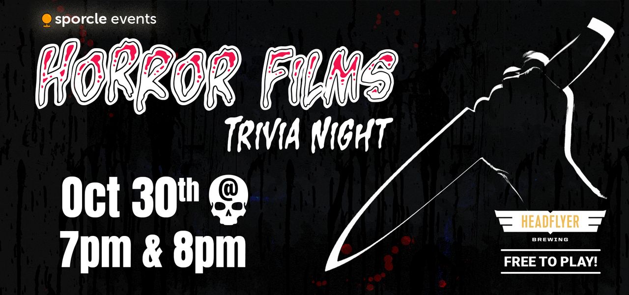 Horror Movie Themed Trivia Night