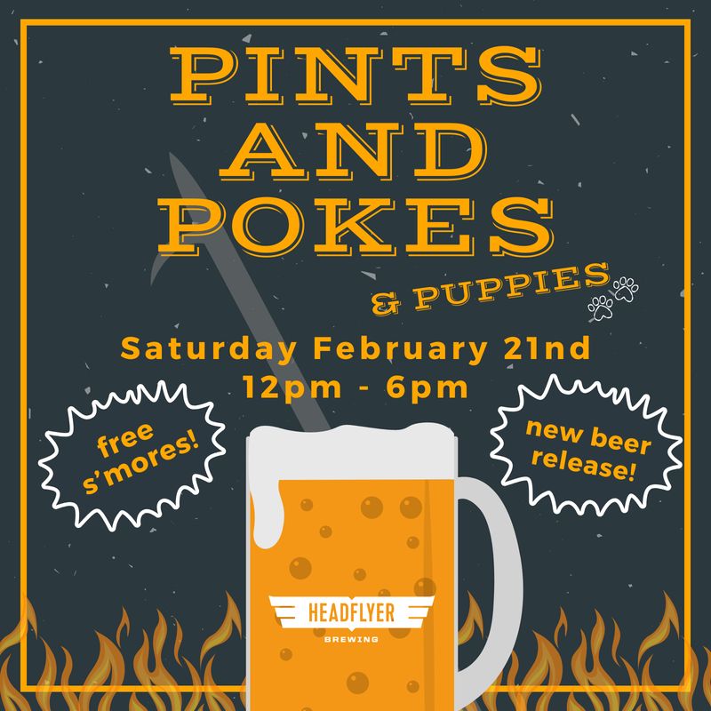 Pints & Pokes & Puppies!