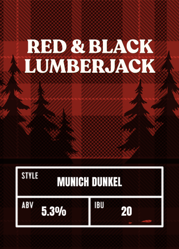 Red & Black Lumberjack Tile
