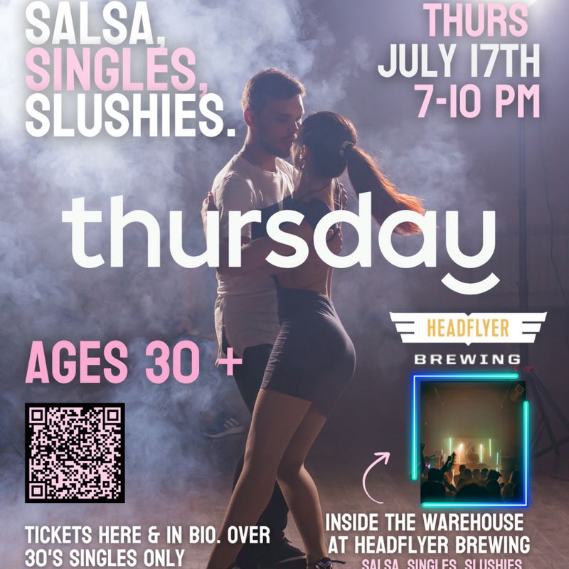 Thursday | 30+ Singles Salsa Lesson & Mixer | Headflyer Brewing Warehouse