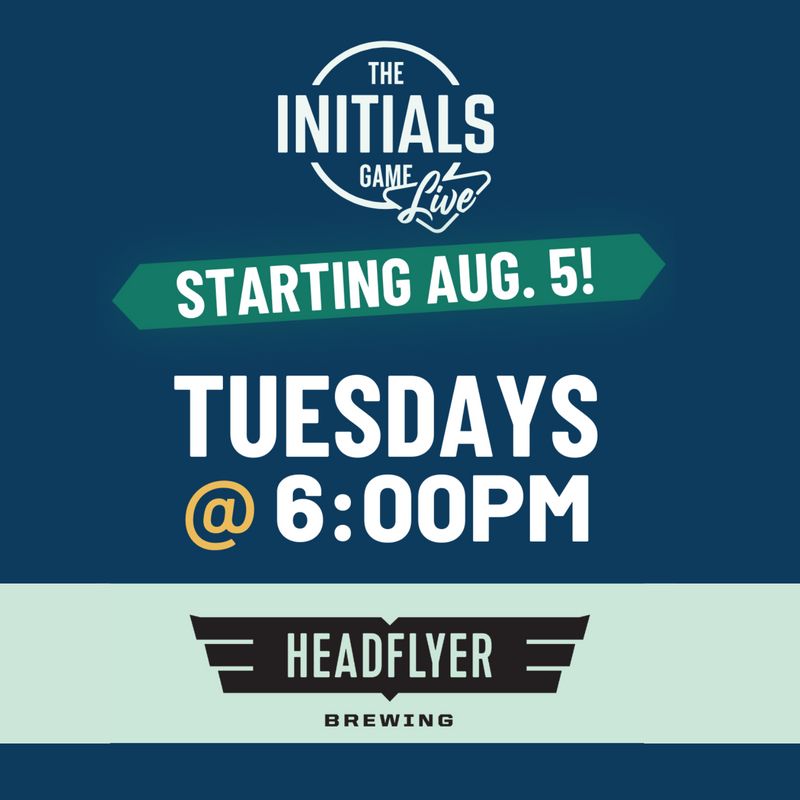 Initials Game Live - Starting August 5