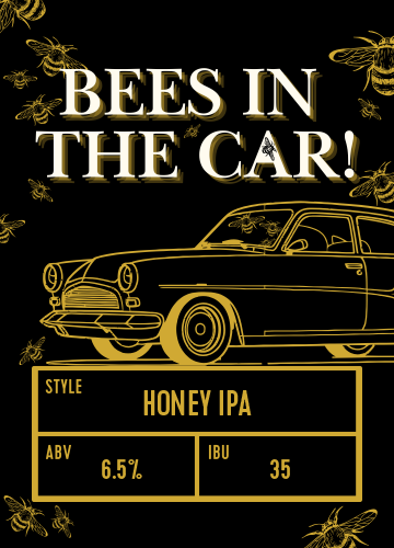 Bees in the Car Tile