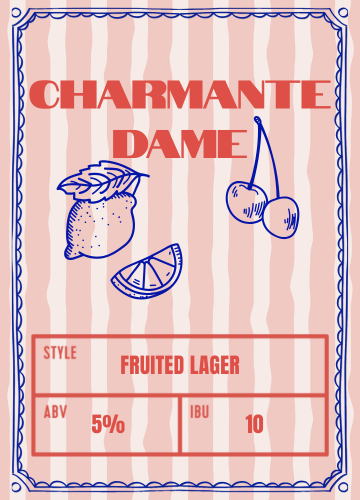 Charmante Dame Tile