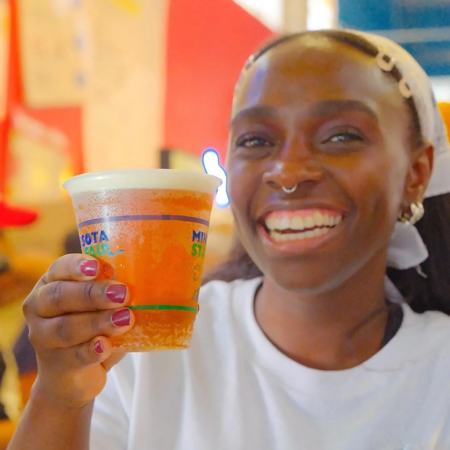 Enjoying HeadFlyer Churro Cream Ale