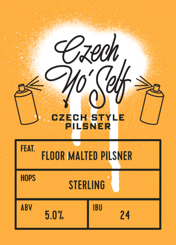 Czech Yo Self Tile