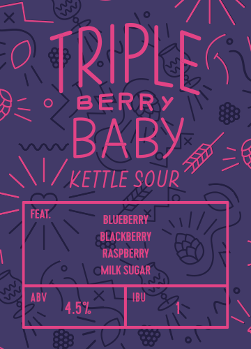 Triple Berry Baby Tile