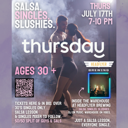 Thursday Salsa, Singles & Slushies! Event Icon